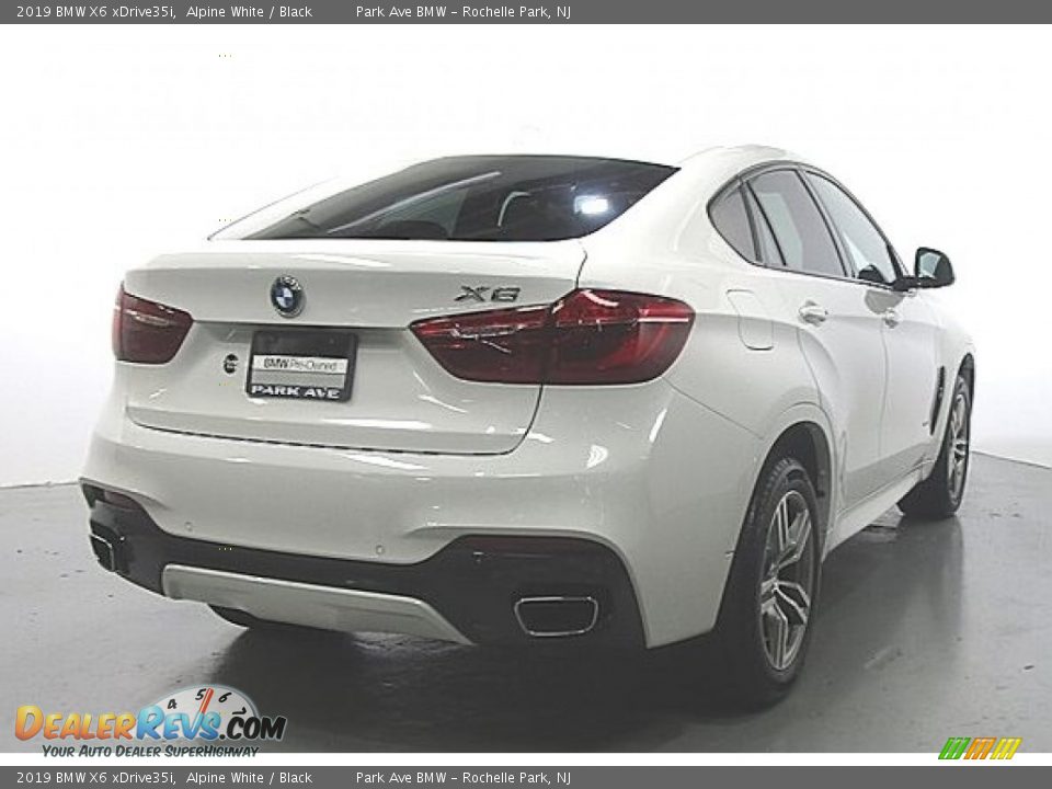2019 BMW X6 xDrive35i Alpine White / Black Photo #5