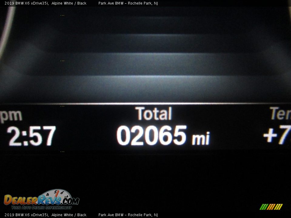 2019 BMW X6 xDrive35i Alpine White / Black Photo #24