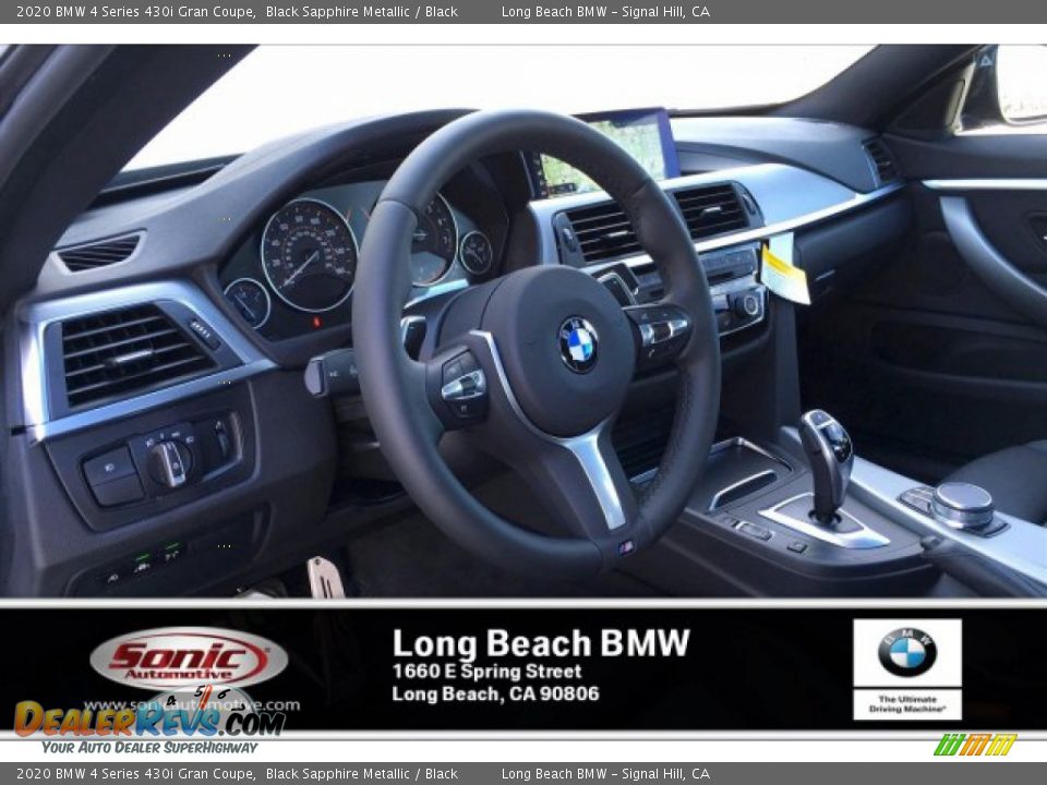 2020 BMW 4 Series 430i Gran Coupe Black Sapphire Metallic / Black Photo #4