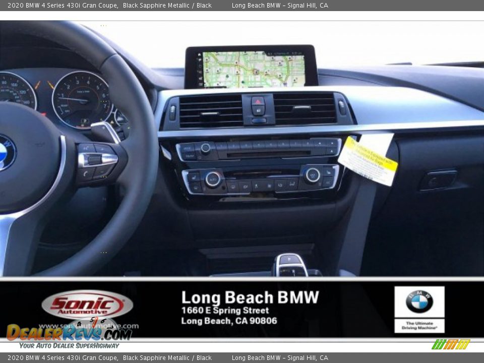 2020 BMW 4 Series 430i Gran Coupe Black Sapphire Metallic / Black Photo #5