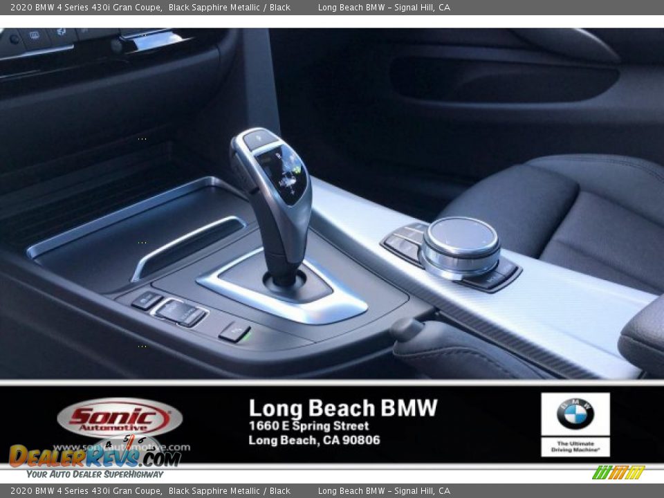 2020 BMW 4 Series 430i Gran Coupe Black Sapphire Metallic / Black Photo #6