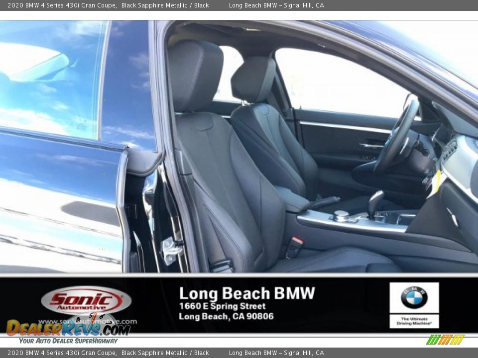 2020 BMW 4 Series 430i Gran Coupe Black Sapphire Metallic / Black Photo #7