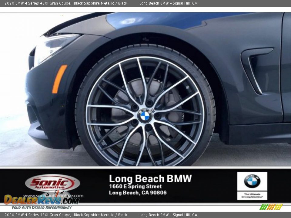 2020 BMW 4 Series 430i Gran Coupe Black Sapphire Metallic / Black Photo #9