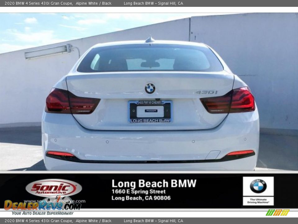 2020 BMW 4 Series 430i Gran Coupe Alpine White / Black Photo #3