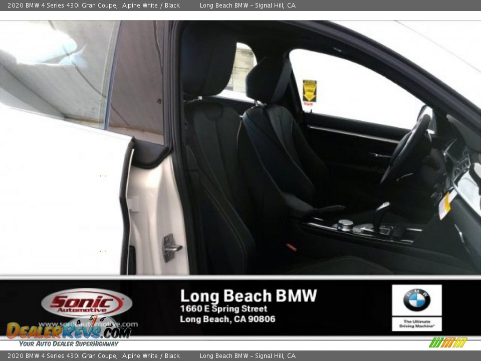 2020 BMW 4 Series 430i Gran Coupe Alpine White / Black Photo #7
