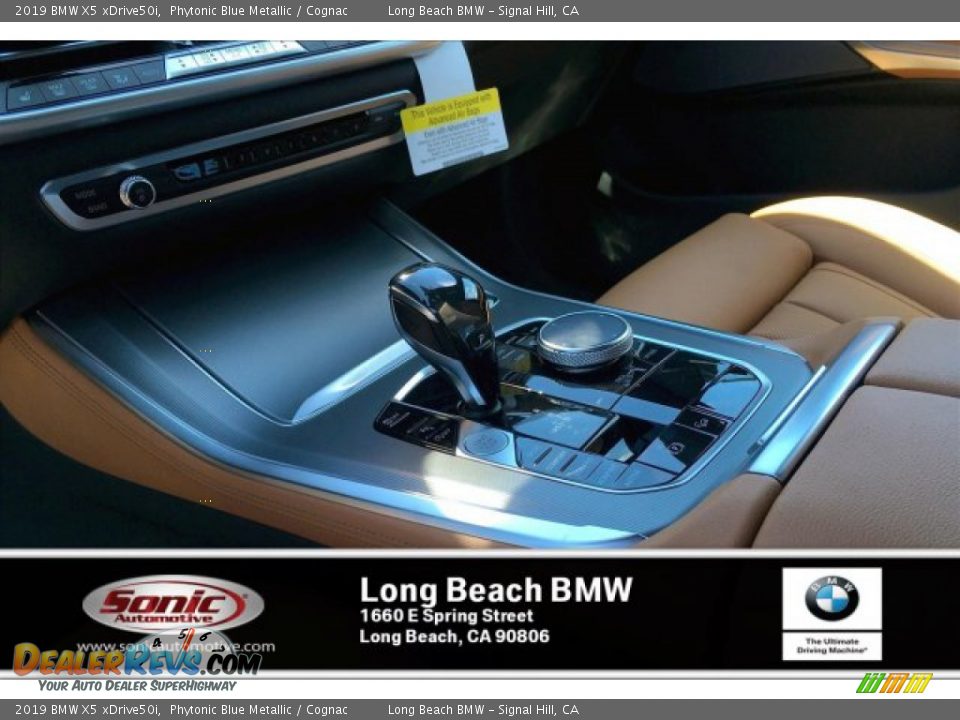 2019 BMW X5 xDrive50i Phytonic Blue Metallic / Cognac Photo #6