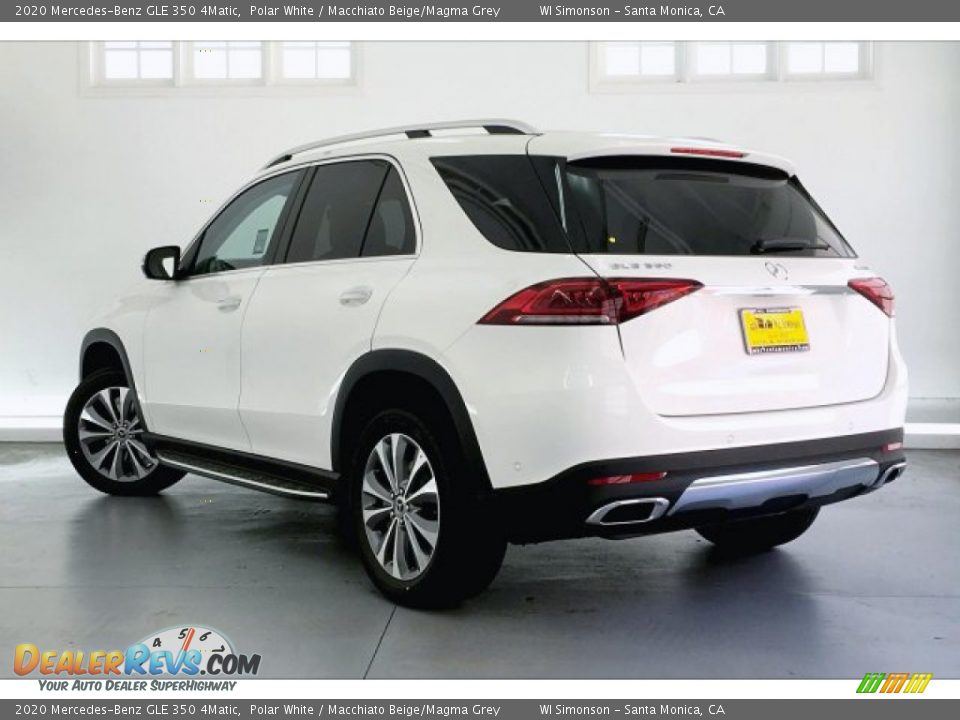 2020 Mercedes-Benz GLE 350 4Matic Polar White / Macchiato Beige/Magma Grey Photo #2