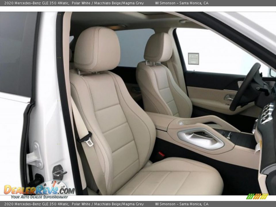 2020 Mercedes-Benz GLE 350 4Matic Polar White / Macchiato Beige/Magma Grey Photo #5