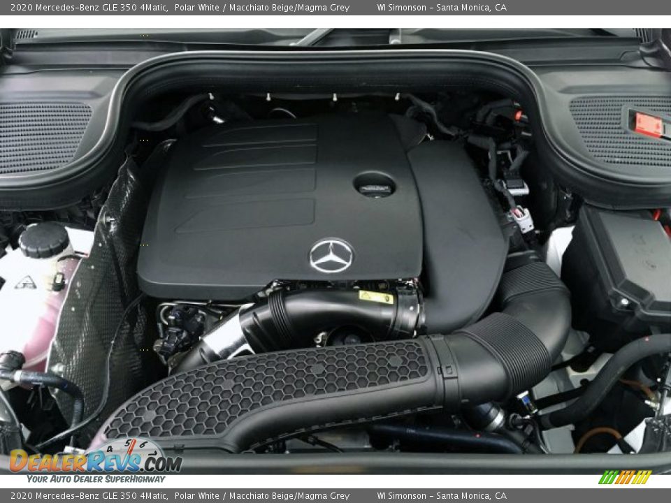 2020 Mercedes-Benz GLE 350 4Matic Polar White / Macchiato Beige/Magma Grey Photo #8
