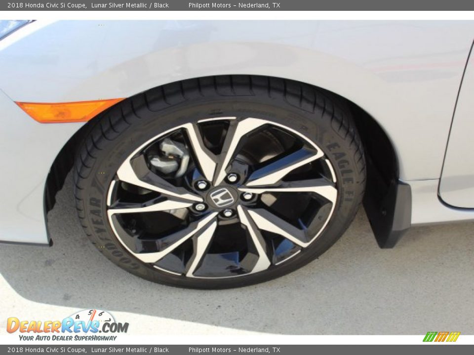 2018 Honda Civic Si Coupe Lunar Silver Metallic / Black Photo #5