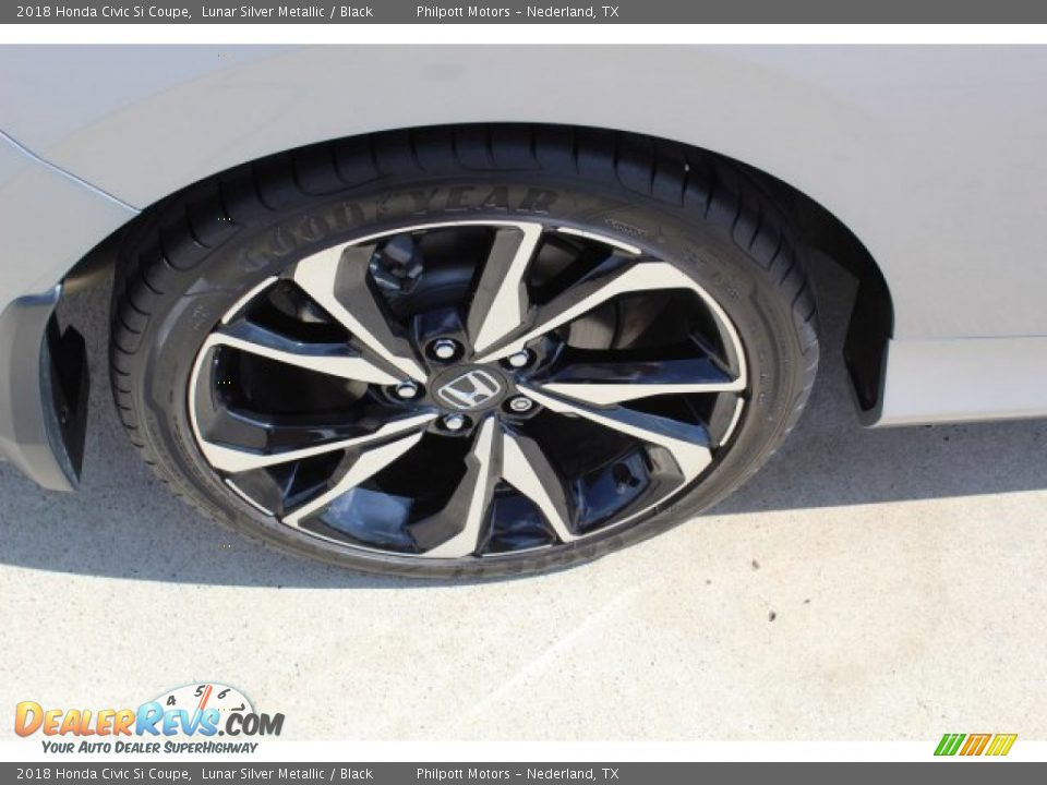 2018 Honda Civic Si Coupe Lunar Silver Metallic / Black Photo #7