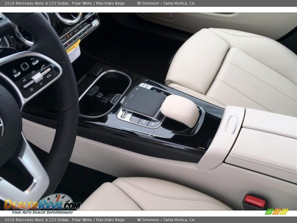 2019 Mercedes-Benz A 220 Sedan Polar White / Macchiato Beige Photo #7