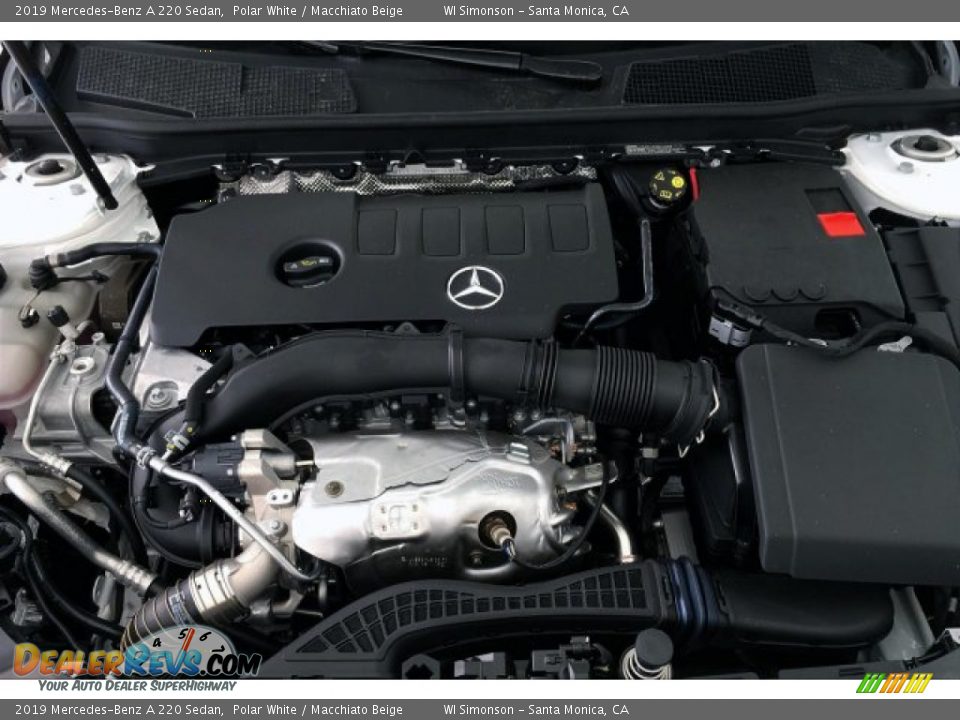 2019 Mercedes-Benz A 220 Sedan Polar White / Macchiato Beige Photo #8