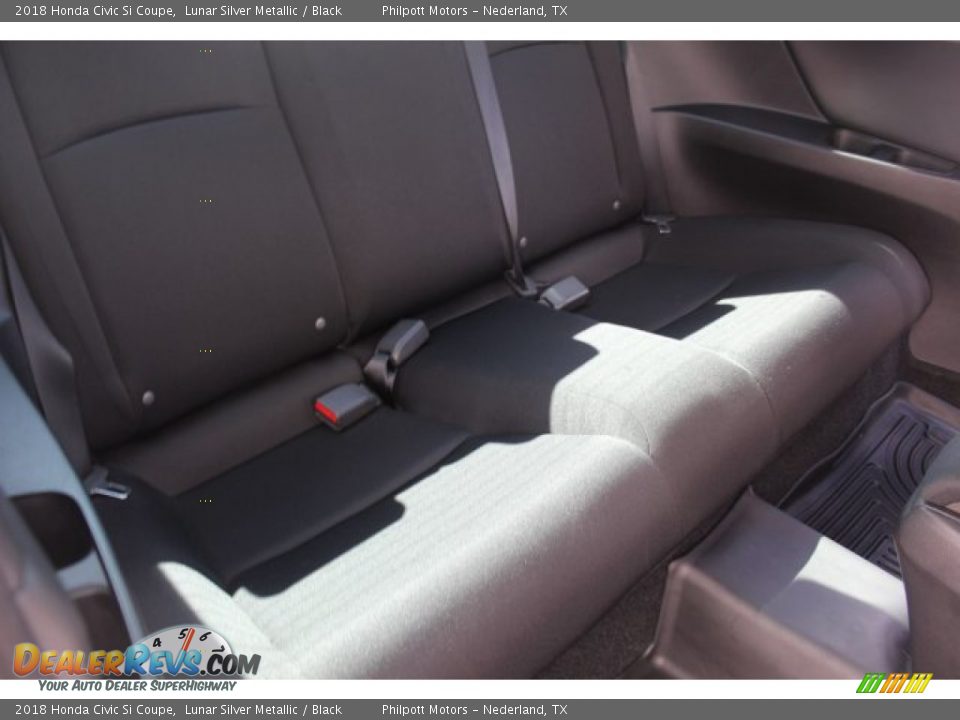 2018 Honda Civic Si Coupe Lunar Silver Metallic / Black Photo #24