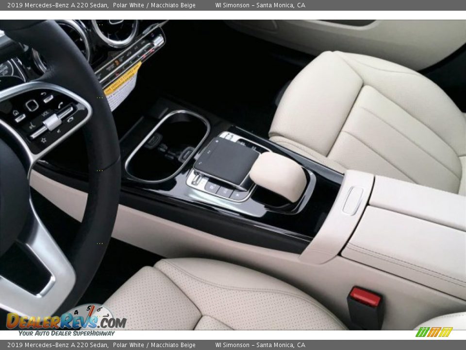 2019 Mercedes-Benz A 220 Sedan Polar White / Macchiato Beige Photo #7