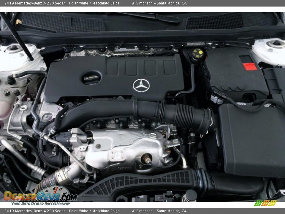 2019 Mercedes-Benz A 220 Sedan Polar White / Macchiato Beige Photo #8
