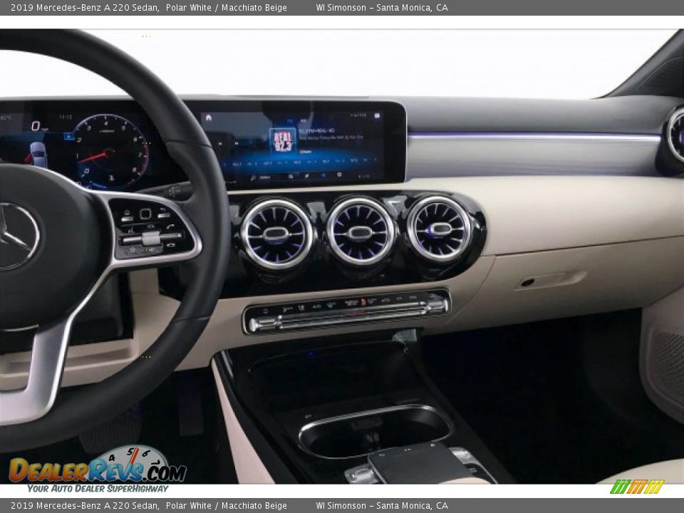 2019 Mercedes-Benz A 220 Sedan Polar White / Macchiato Beige Photo #6