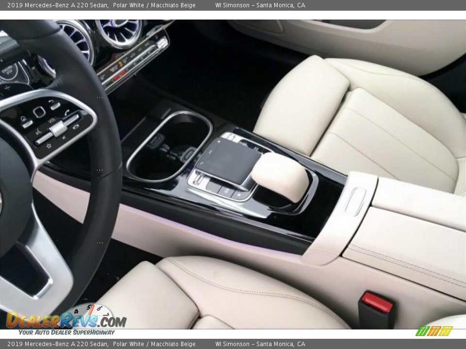 2019 Mercedes-Benz A 220 Sedan Polar White / Macchiato Beige Photo #7