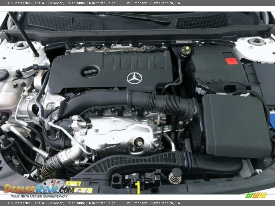 2019 Mercedes-Benz A 220 Sedan Polar White / Macchiato Beige Photo #8