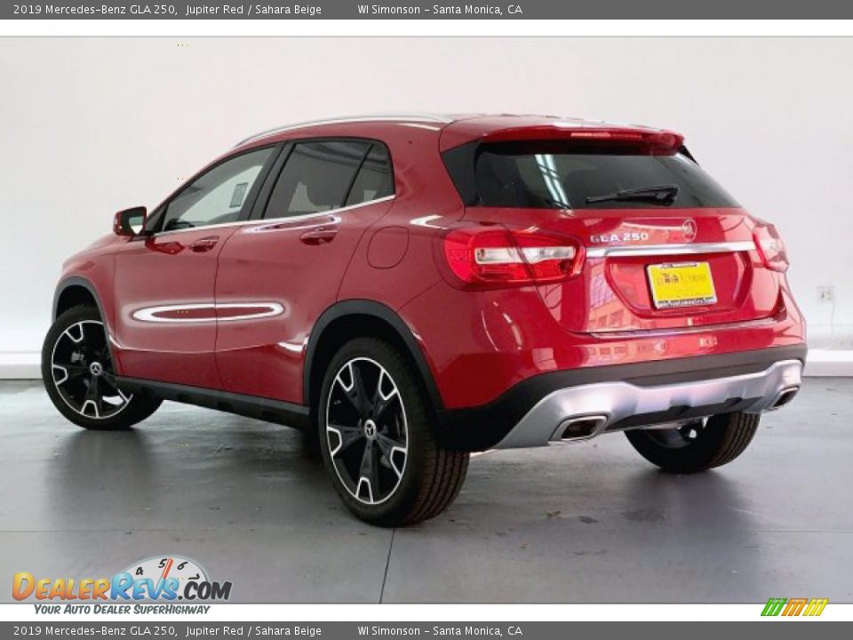 2019 Mercedes-Benz GLA 250 Jupiter Red / Sahara Beige Photo #2