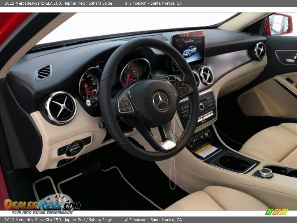 2019 Mercedes-Benz GLA 250 Jupiter Red / Sahara Beige Photo #4