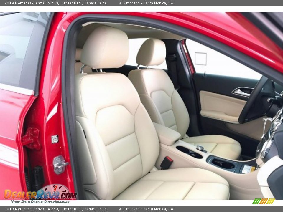 2019 Mercedes-Benz GLA 250 Jupiter Red / Sahara Beige Photo #5