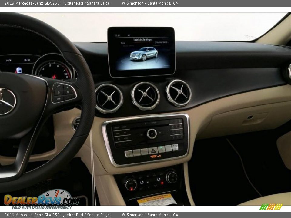 2019 Mercedes-Benz GLA 250 Jupiter Red / Sahara Beige Photo #6
