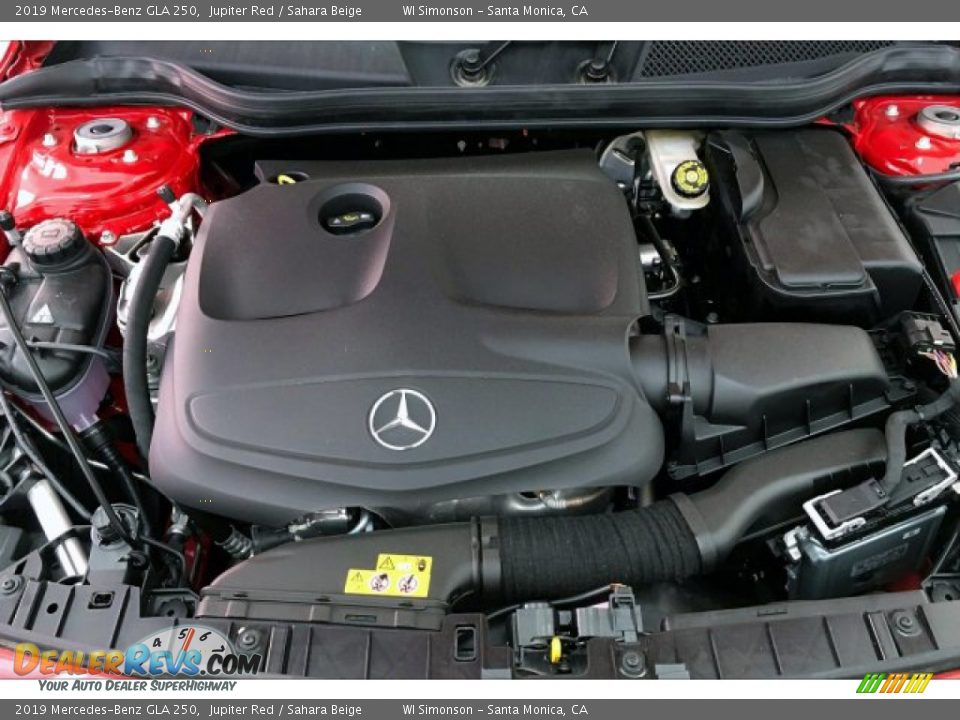 2019 Mercedes-Benz GLA 250 Jupiter Red / Sahara Beige Photo #8