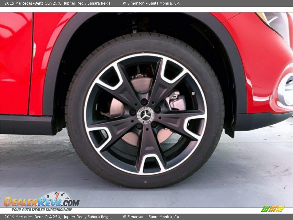 2019 Mercedes-Benz GLA 250 Jupiter Red / Sahara Beige Photo #9