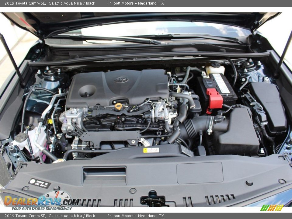 2019 Toyota Camry SE Galactic Aqua Mica / Black Photo #23