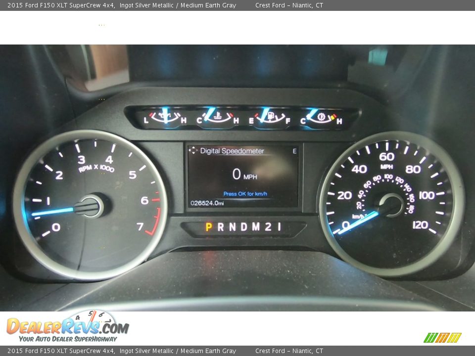 2015 Ford F150 XLT SuperCrew 4x4 Ingot Silver Metallic / Medium Earth Gray Photo #14