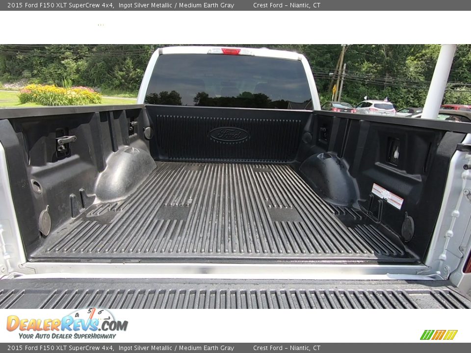 2015 Ford F150 XLT SuperCrew 4x4 Ingot Silver Metallic / Medium Earth Gray Photo #21