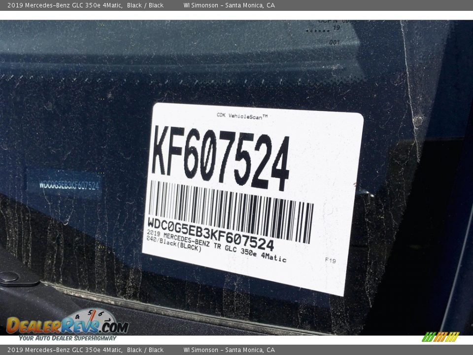 2019 Mercedes-Benz GLC 350e 4Matic Black / Black Photo #3