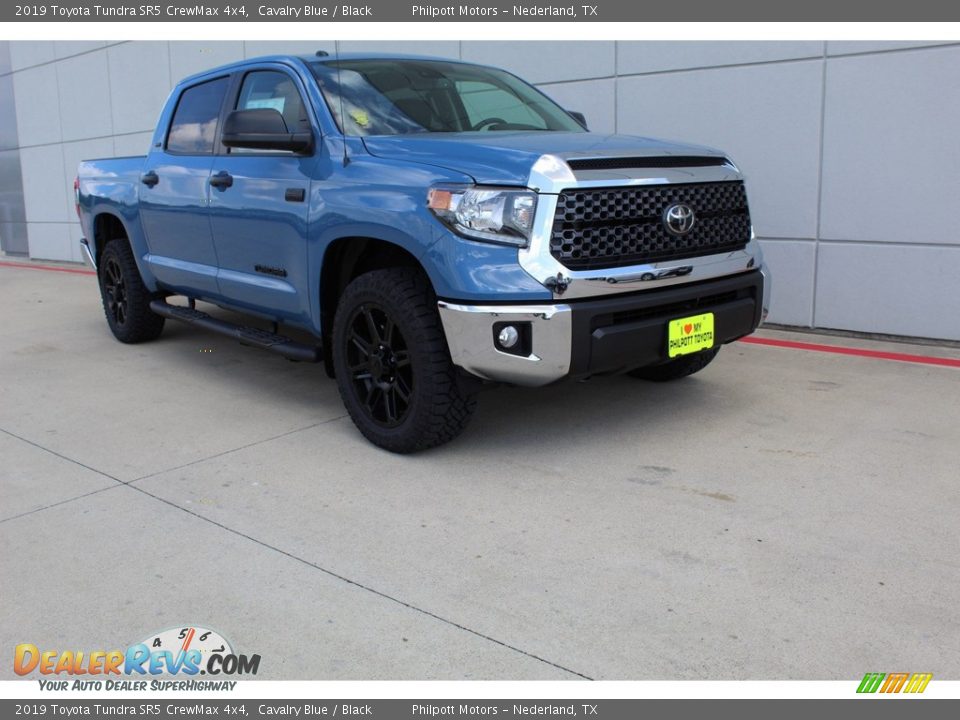 2019 Toyota Tundra SR5 CrewMax 4x4 Cavalry Blue / Black Photo #2