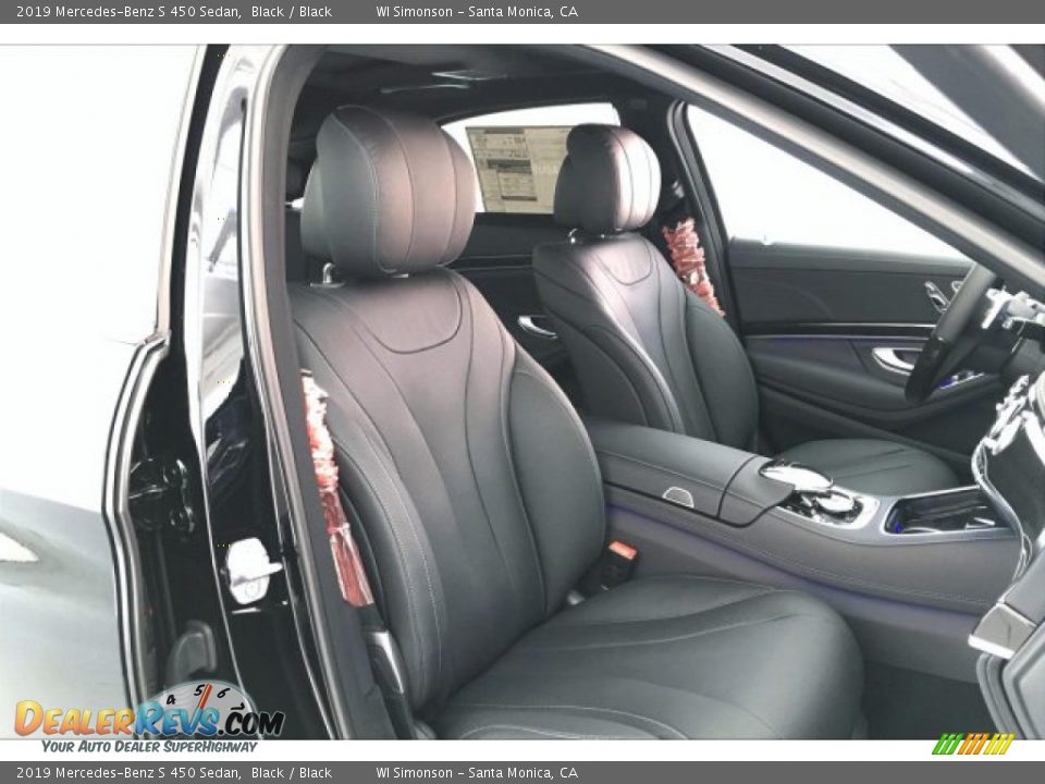 2019 Mercedes-Benz S 450 Sedan Black / Black Photo #5