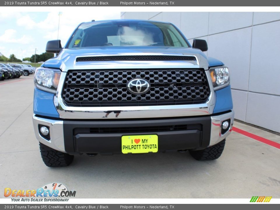 2019 Toyota Tundra SR5 CrewMax 4x4 Cavalry Blue / Black Photo #3
