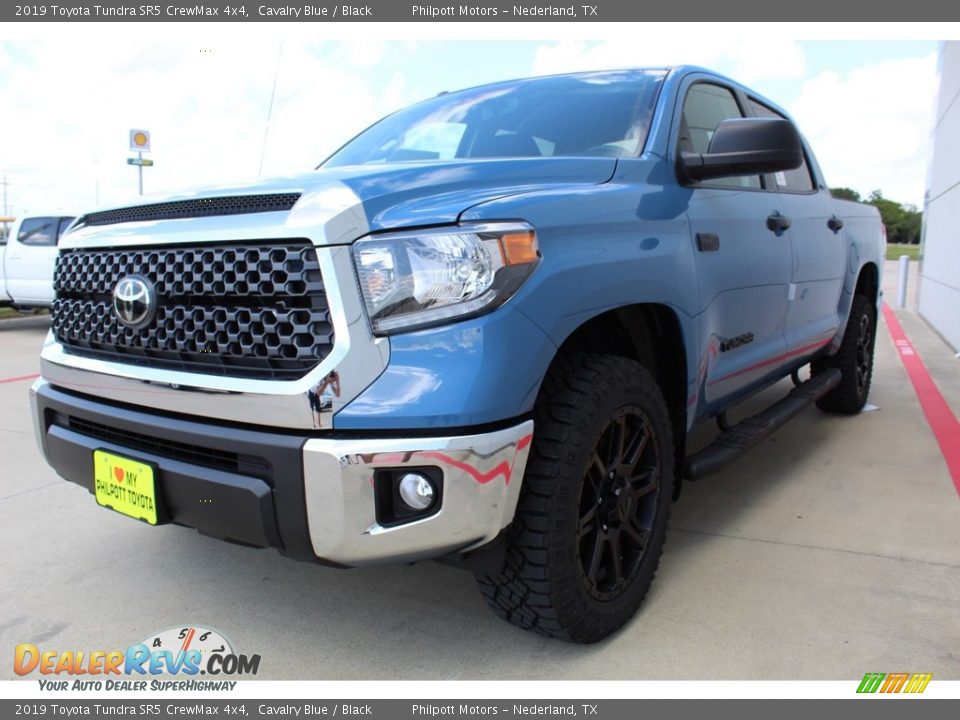 2019 Toyota Tundra SR5 CrewMax 4x4 Cavalry Blue / Black Photo #4