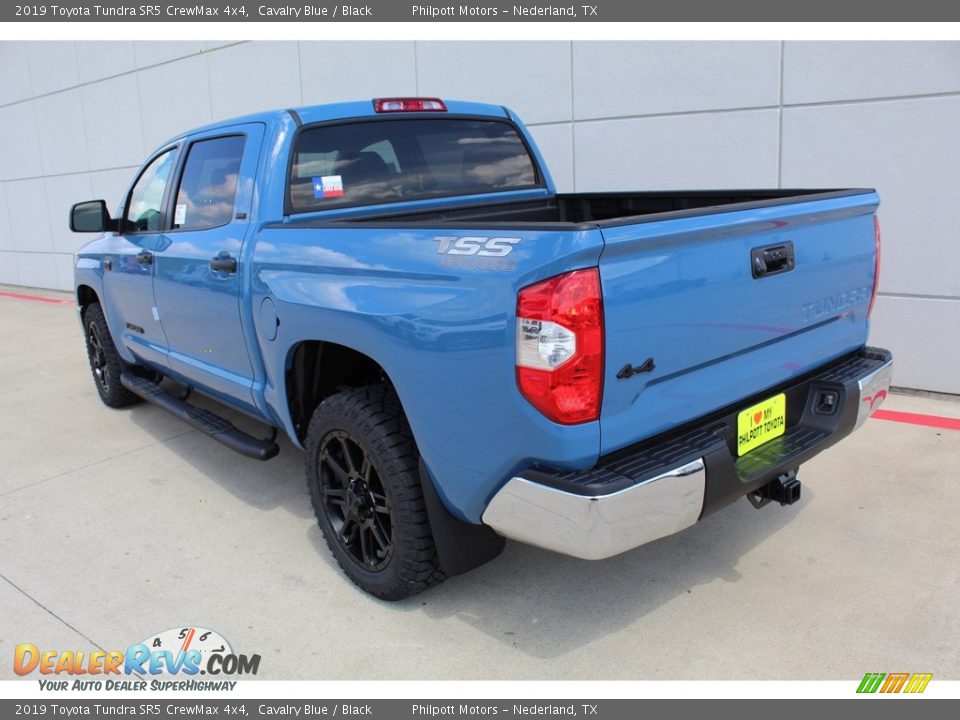 2019 Toyota Tundra SR5 CrewMax 4x4 Cavalry Blue / Black Photo #6