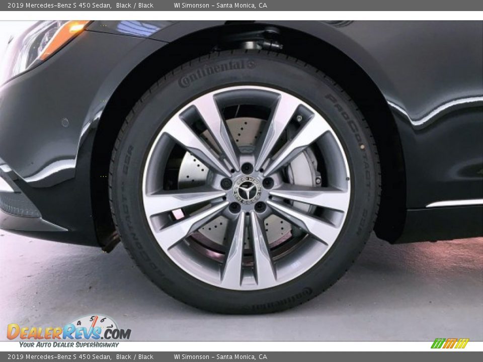 2019 Mercedes-Benz S 450 Sedan Black / Black Photo #9
