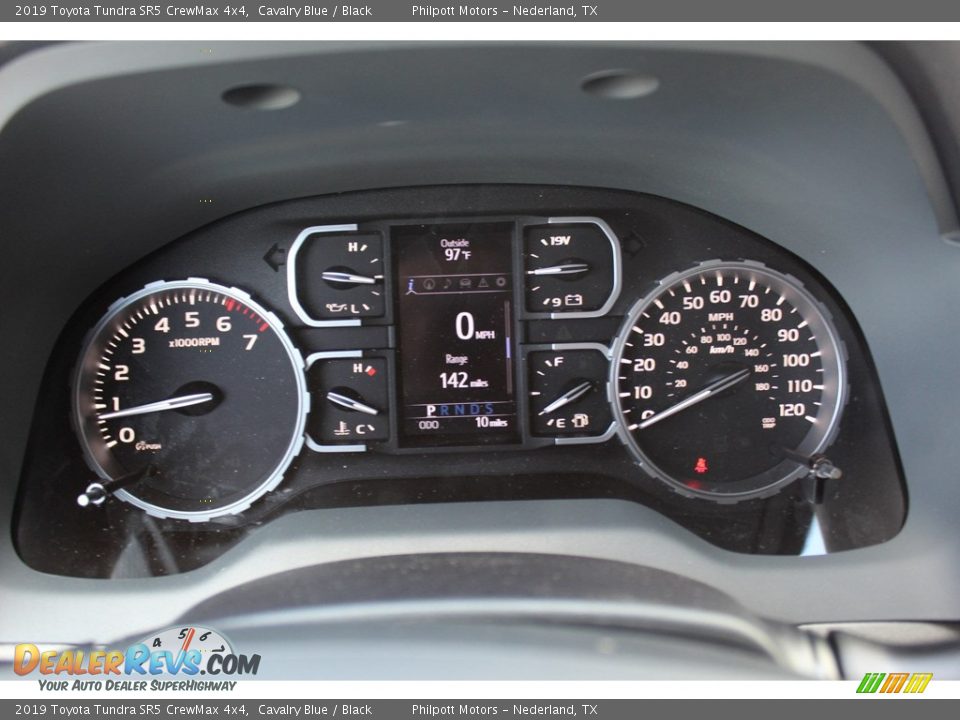 2019 Toyota Tundra SR5 CrewMax 4x4 Cavalry Blue / Black Photo #14