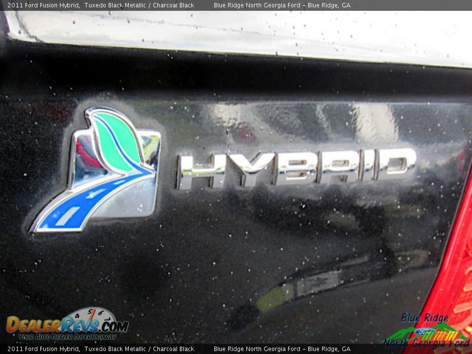 2011 Ford Fusion Hybrid Tuxedo Black Metallic / Charcoal Black Photo #33