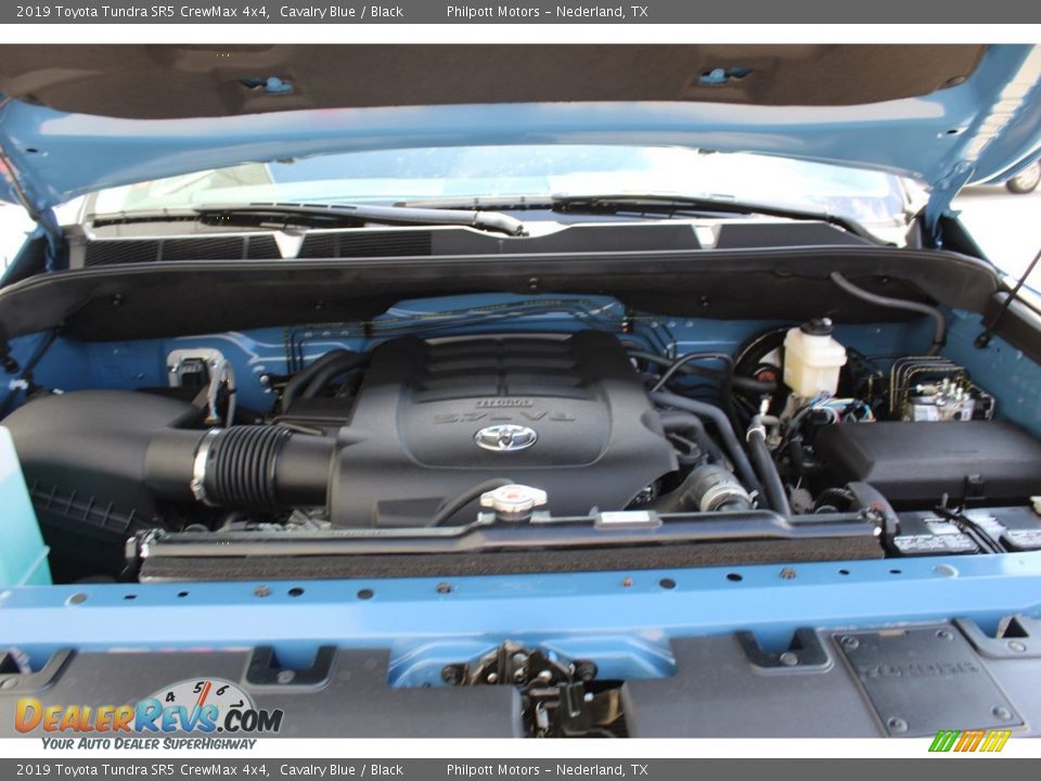 2019 Toyota Tundra SR5 CrewMax 4x4 Cavalry Blue / Black Photo #30