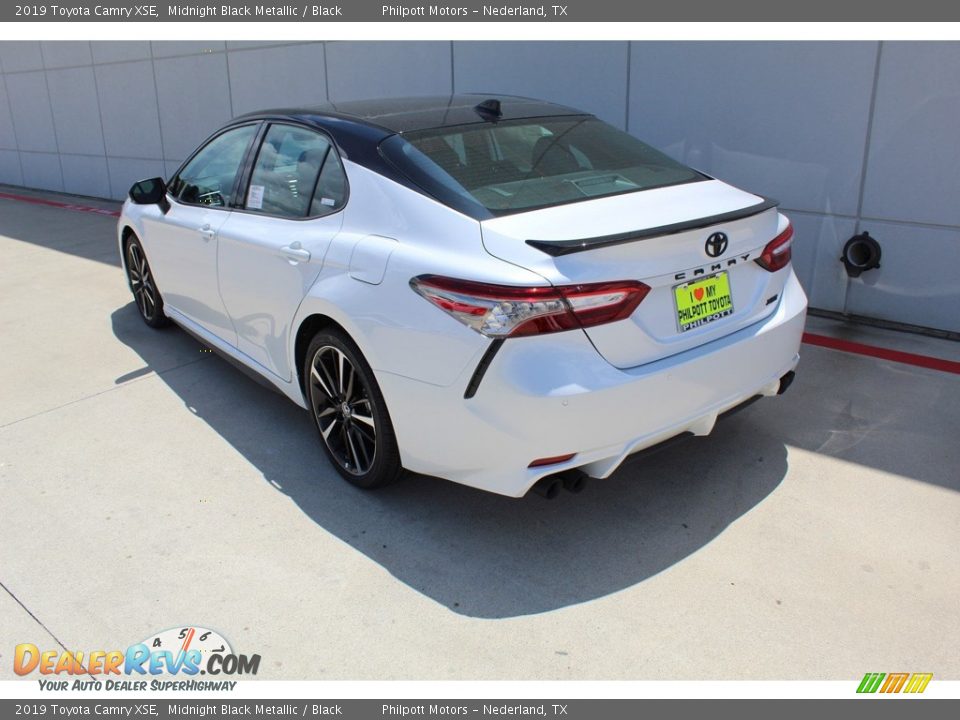 2019 Toyota Camry XSE Midnight Black Metallic / Black Photo #6