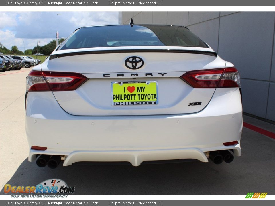 2019 Toyota Camry XSE Midnight Black Metallic / Black Photo #7