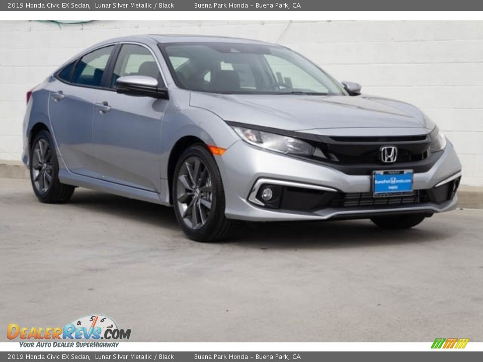 2019 Honda Civic EX Sedan Lunar Silver Metallic / Black Photo #1