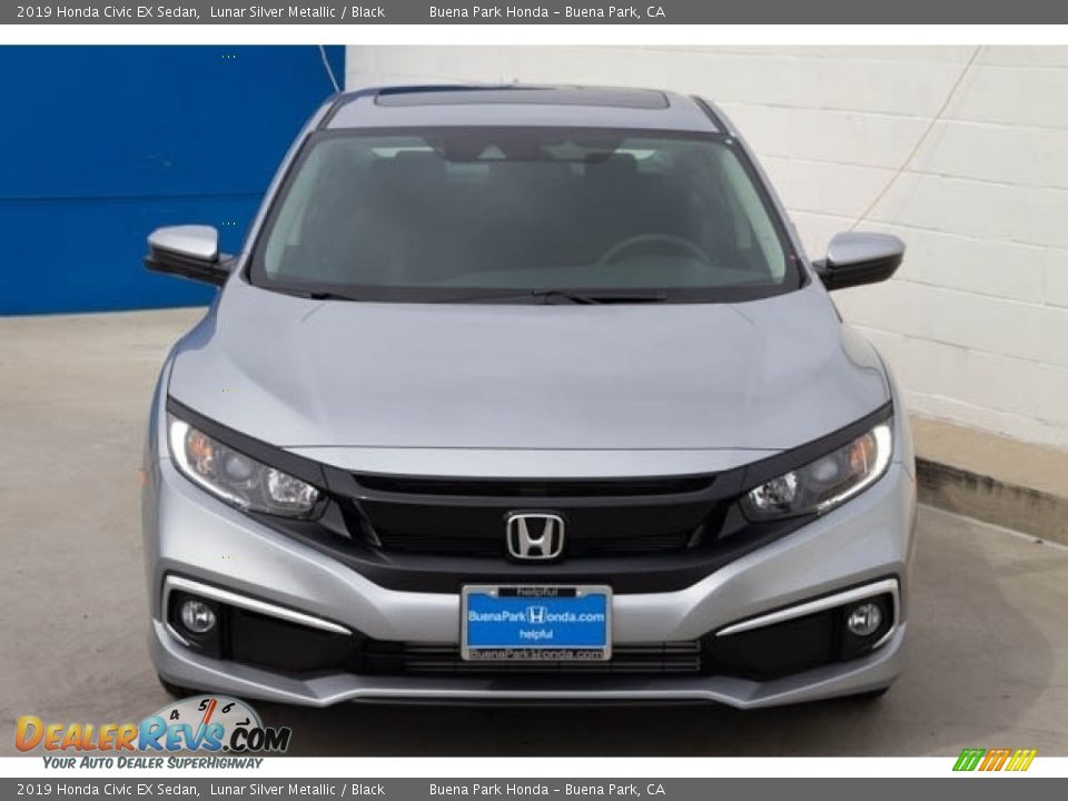 2019 Honda Civic EX Sedan Lunar Silver Metallic / Black Photo #3
