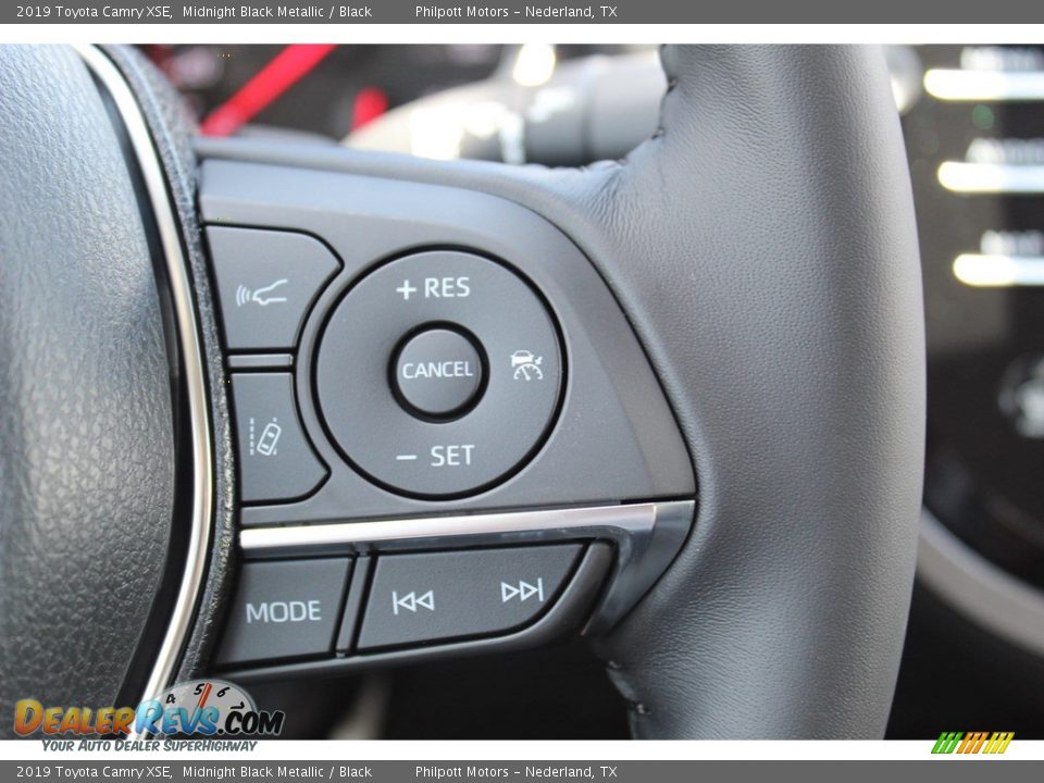 2019 Toyota Camry XSE Midnight Black Metallic / Black Photo #13