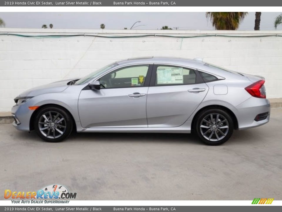 2019 Honda Civic EX Sedan Lunar Silver Metallic / Black Photo #4