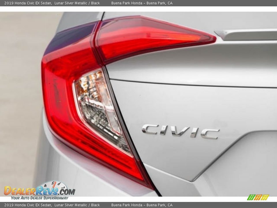 2019 Honda Civic EX Sedan Lunar Silver Metallic / Black Photo #6