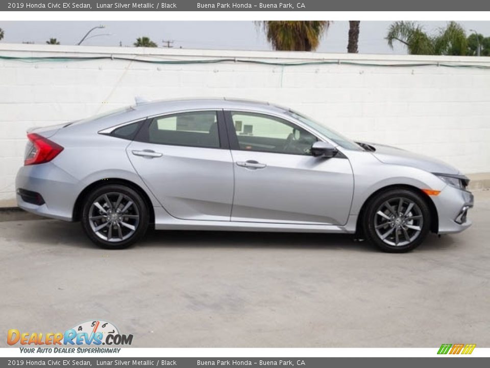 2019 Honda Civic EX Sedan Lunar Silver Metallic / Black Photo #8